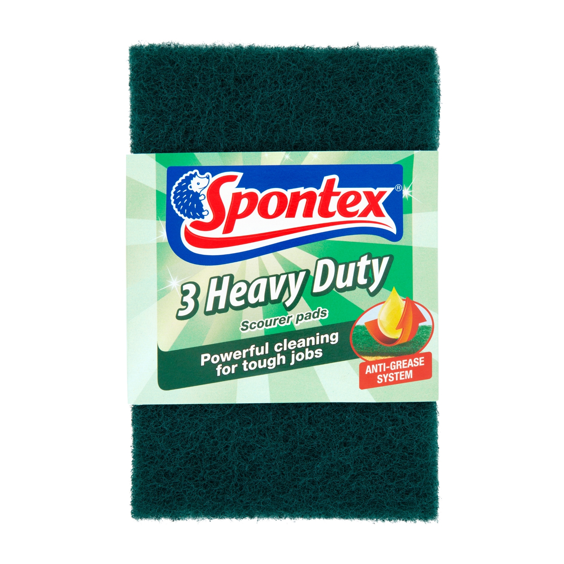 Picture of SPONTEX - HEAVY DUTY SCOURER PADS 3pk