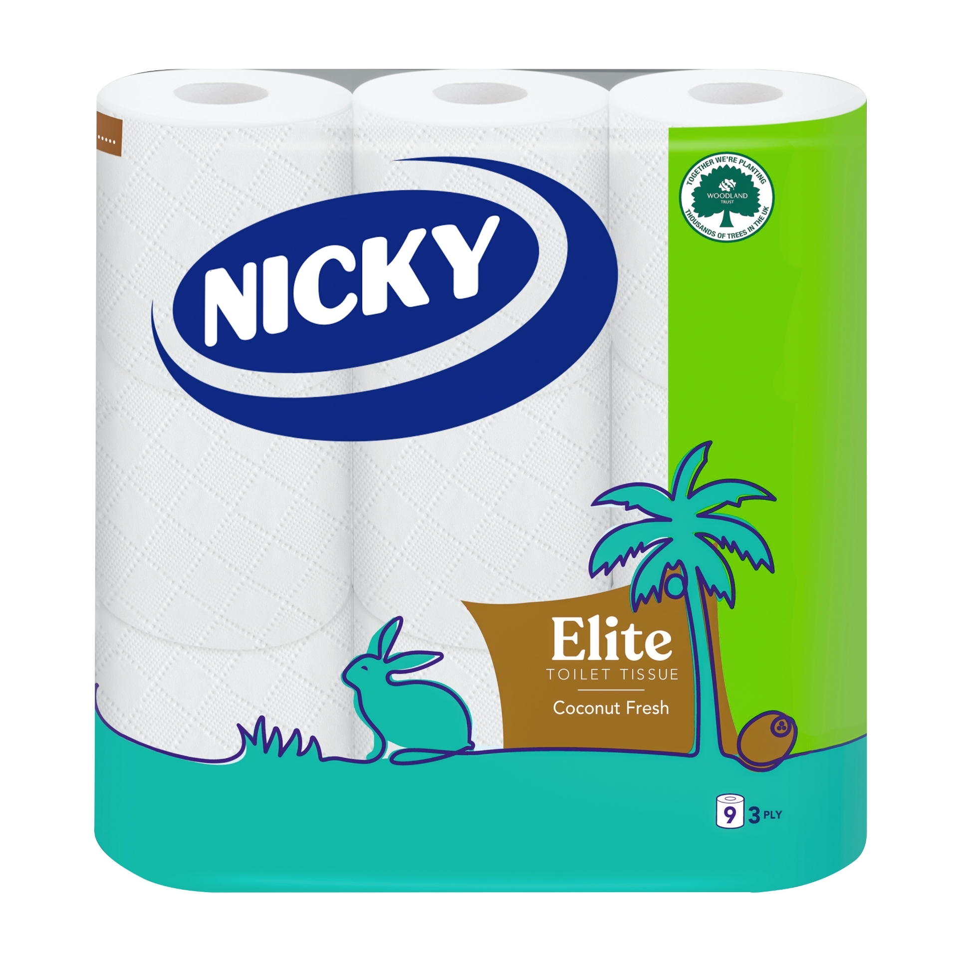 Picture of NICKY ELITE TOILET ROLL 3ply COCONUT 168sht