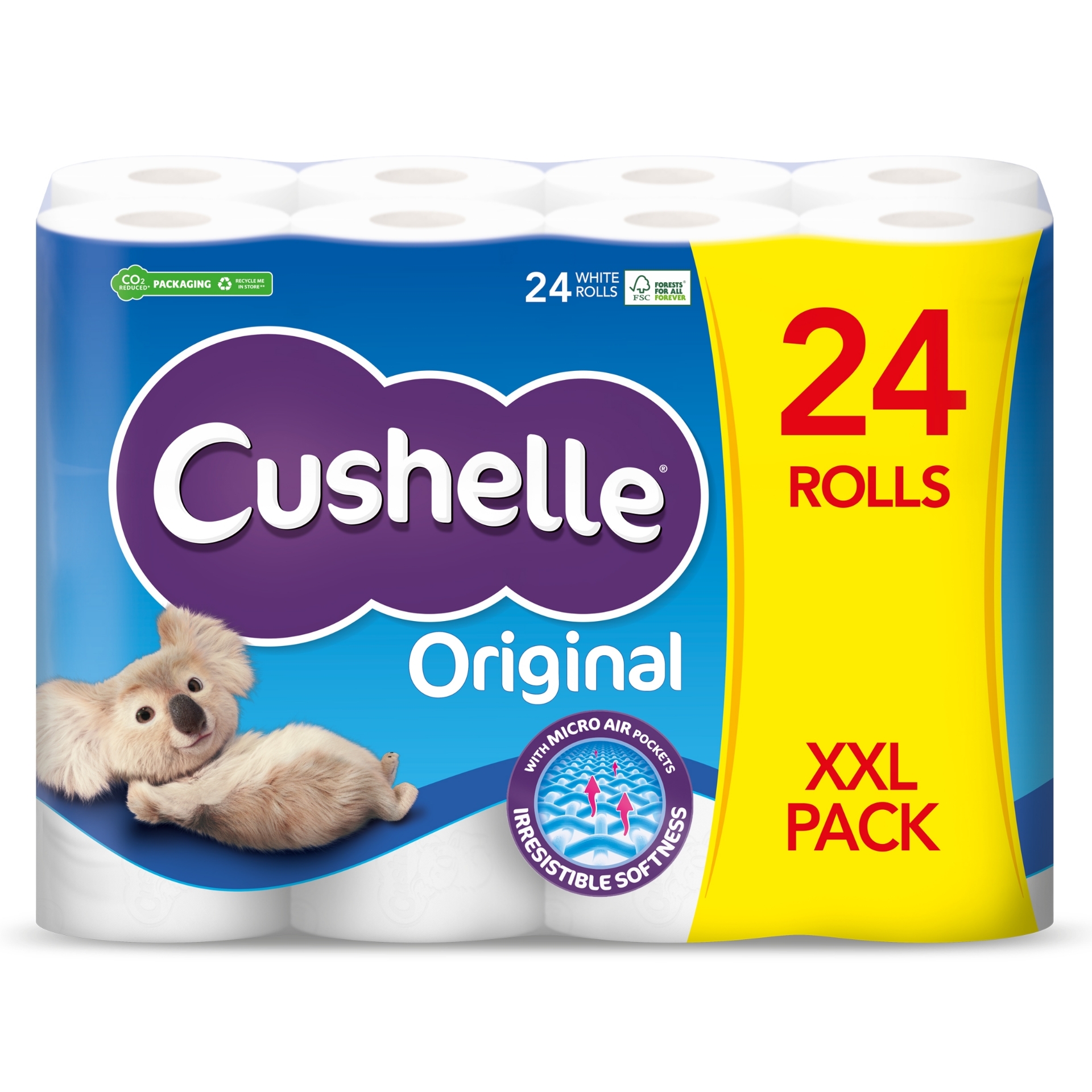 Picture of CUSHELLE ORIGINAL TOILET ROLL XXL PACK 180sht(P)