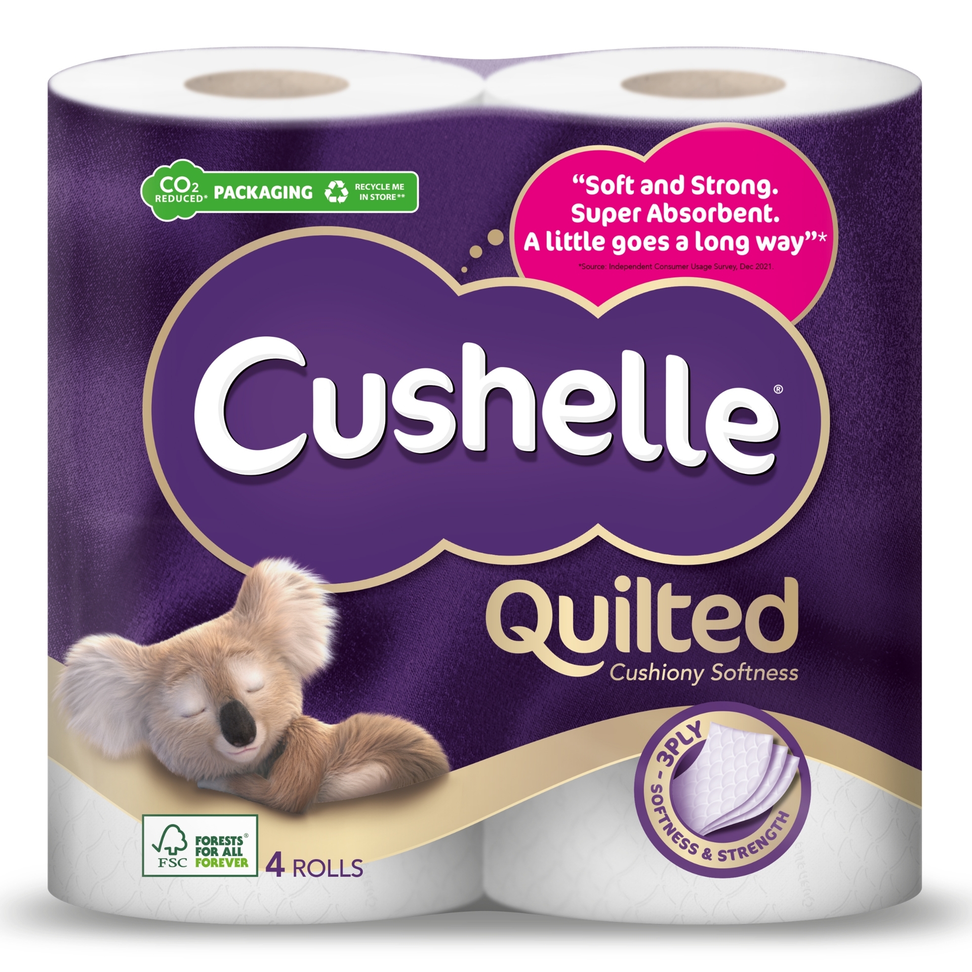 Picture of CUSHELLE ULTRA QUILTED TOILET ROLL 157sht x