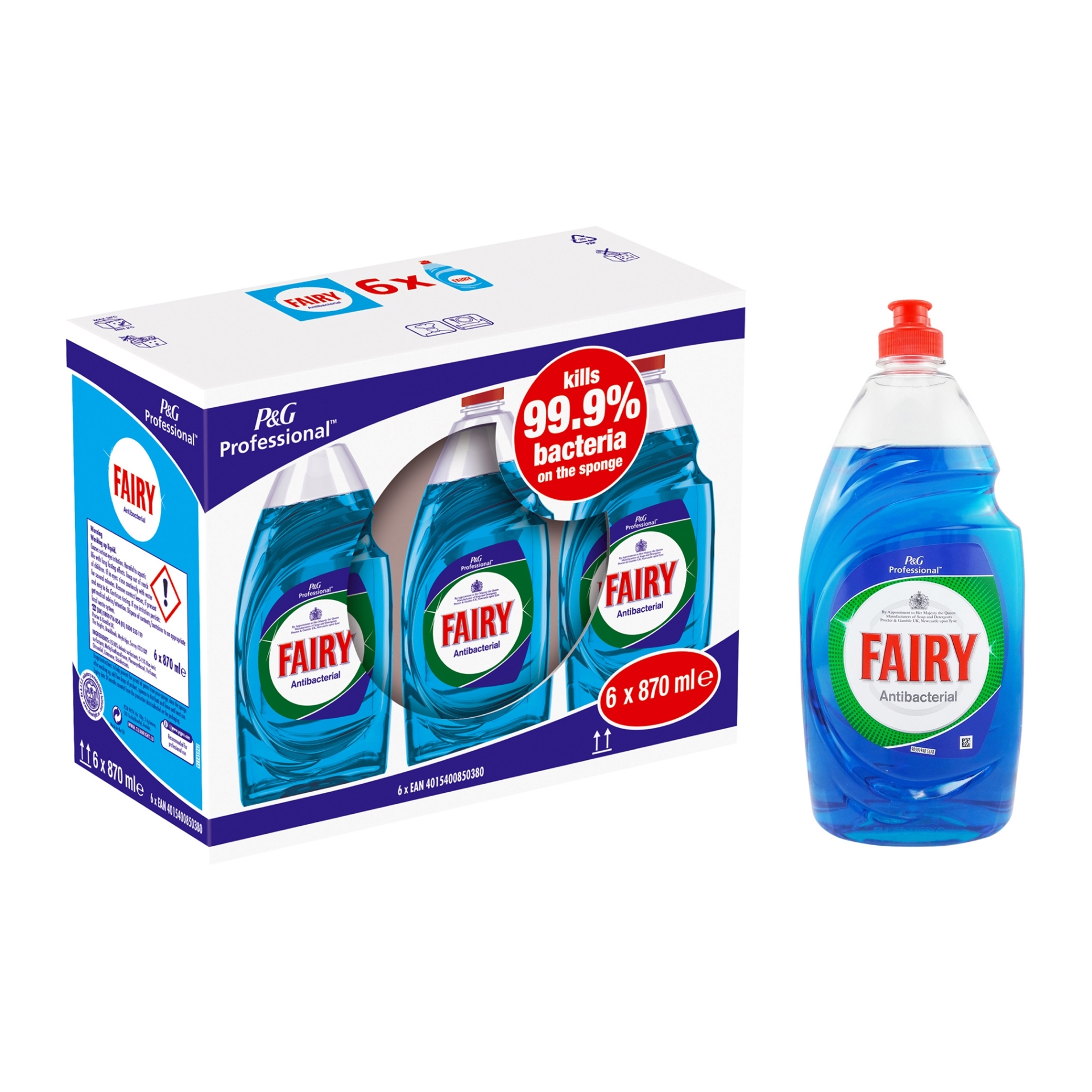 Picture of FAIRY WASH UP LIQUID - ANTIBACTERIAL CO:DE (P)