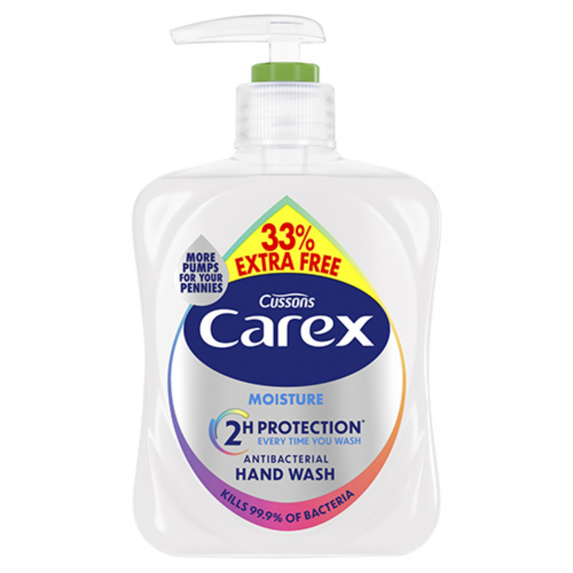 Picture of CAREX HANDWASH - MOISTURE 250ML +33% EXTRA (wsl)