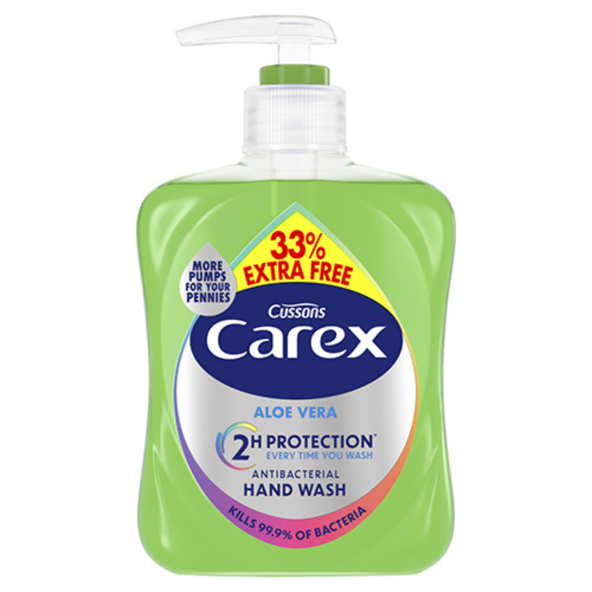 Picture of CAREX HANDWASH - ALOE VERA 250ML +33% EXTRA (wsl)