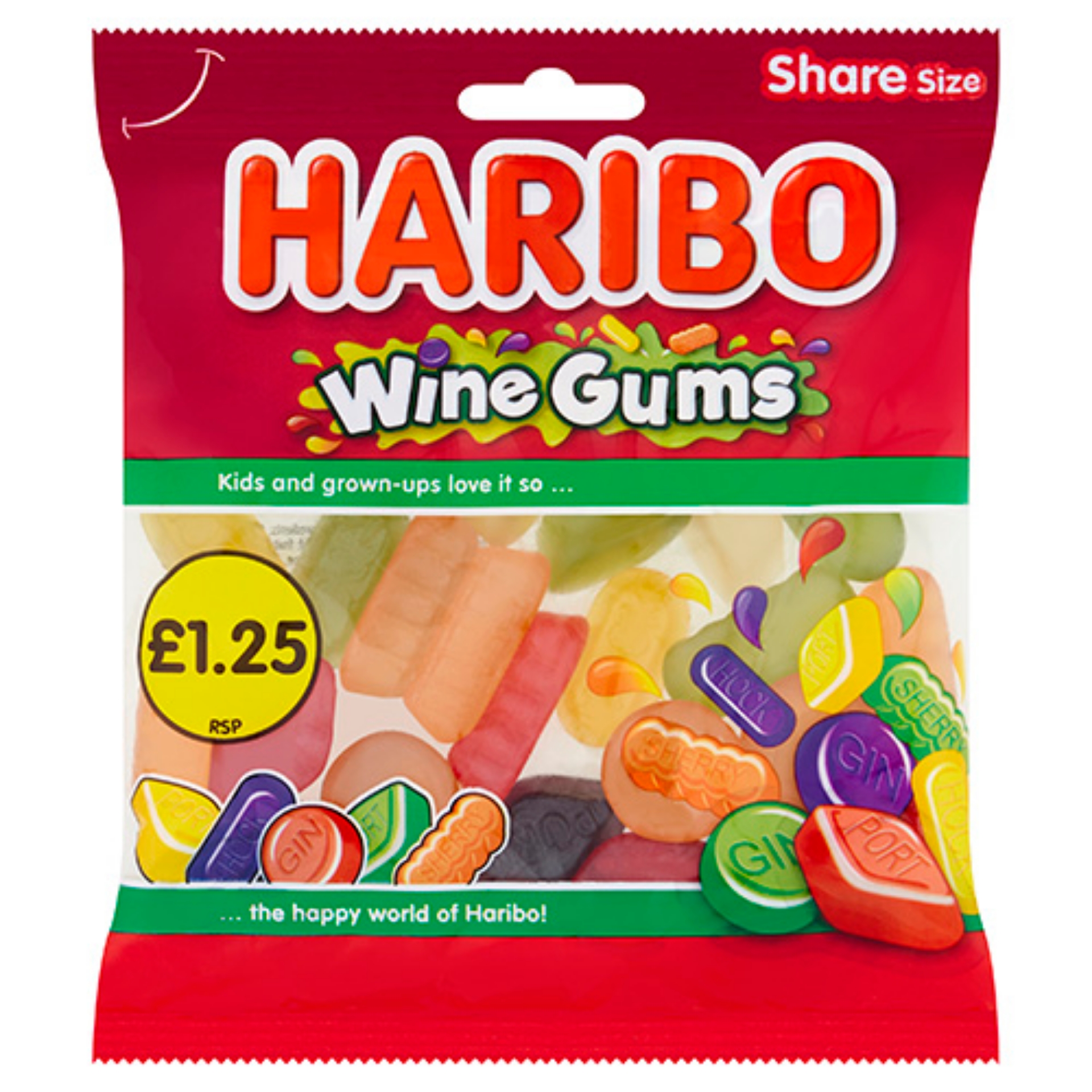 Picture of HARIBO WINE GUMS pm1.25^