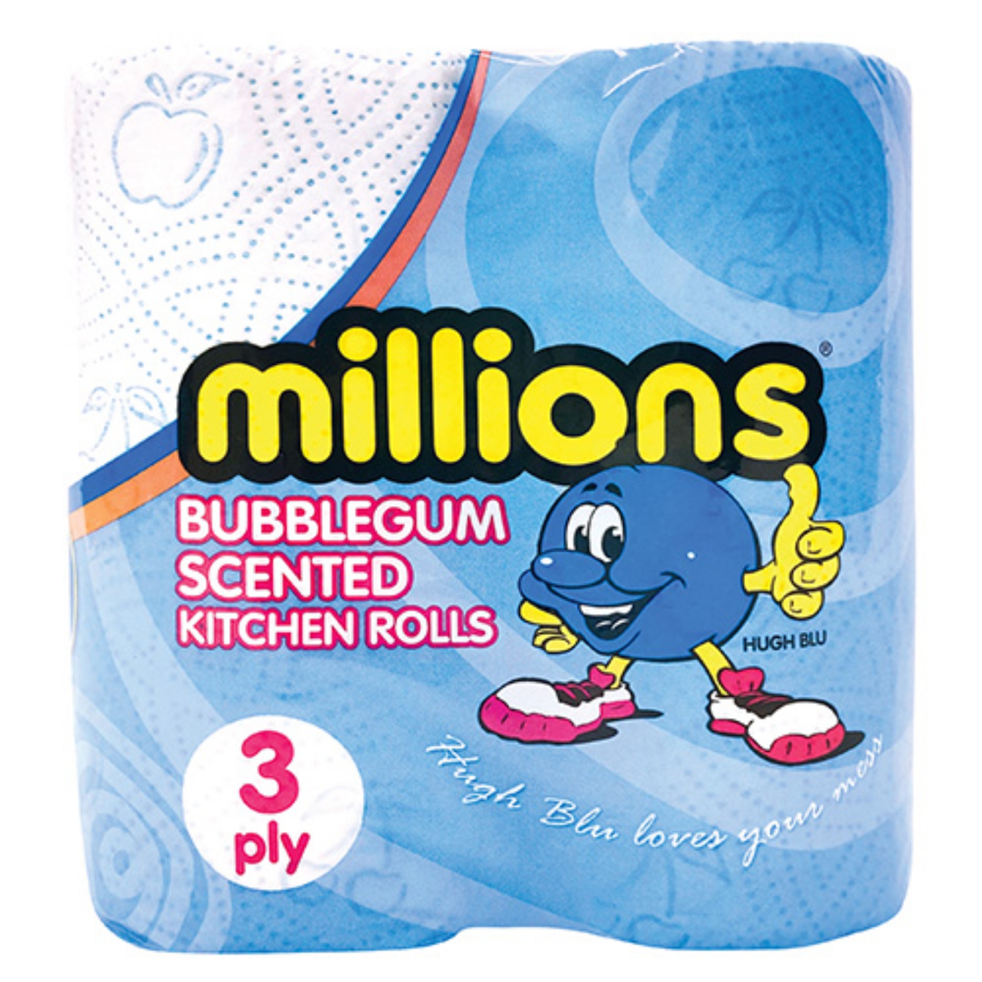 Picture of MILLIONS KITCHEN TOWEL 3PLY BUBBLEGUM 44sht x