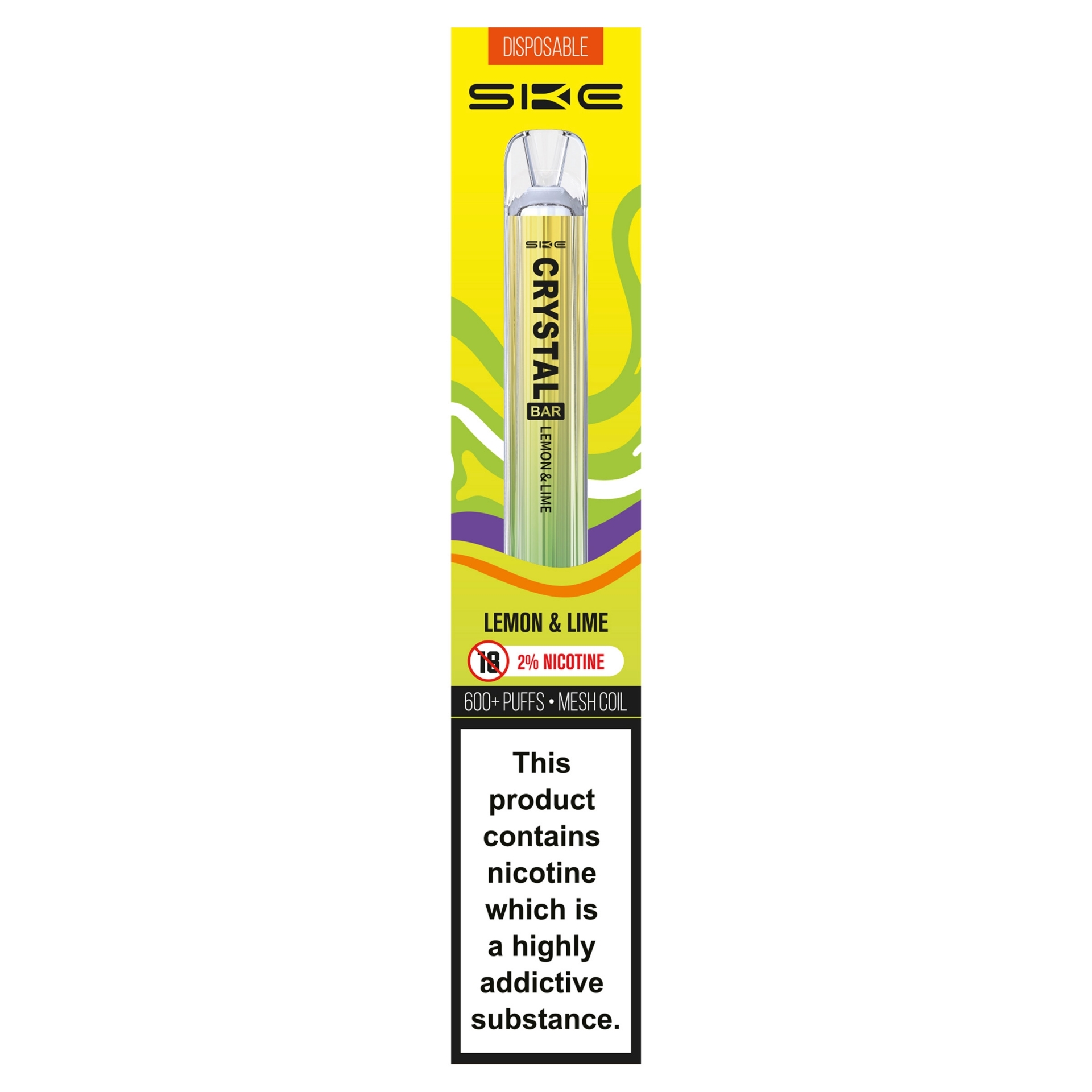 Picture of CRYSTAL DISPOSABLE VAPE - LEMON & LIME CO:CN