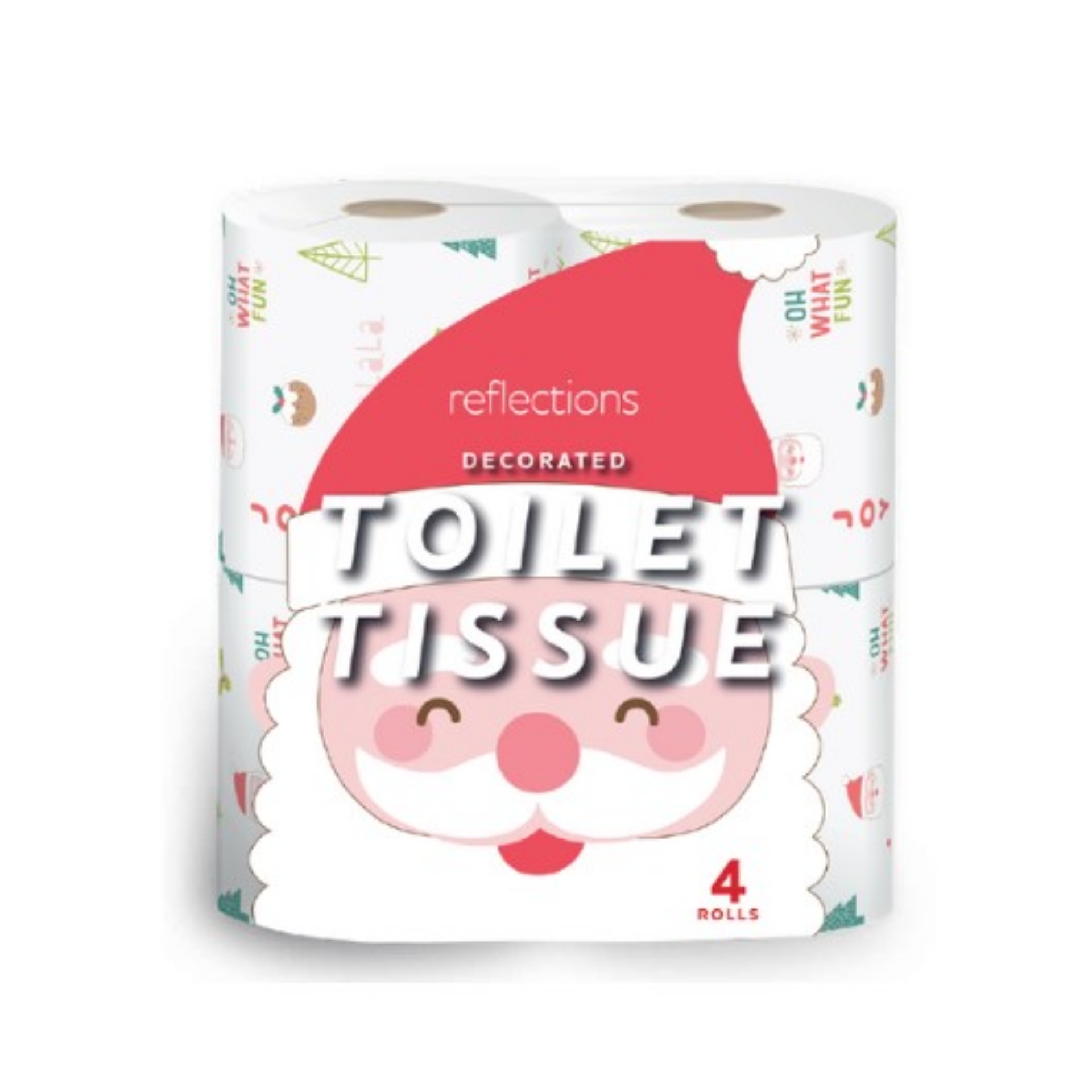 Picture of REFLECTIONS CHRISTMAS 2ply TOILET ROLL 160sht(wsl)