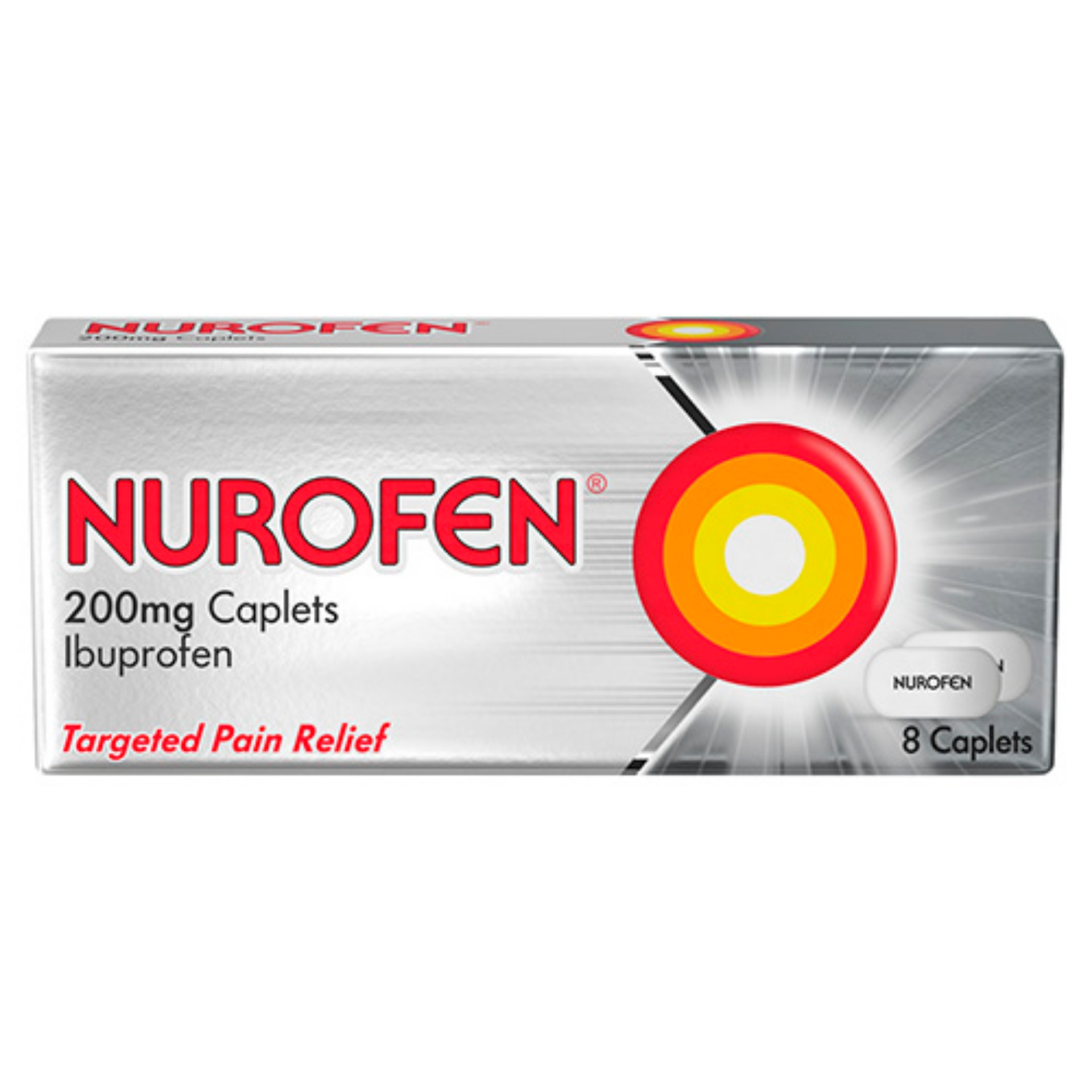 Picture of NUROFEN CAPLETS - 200mg