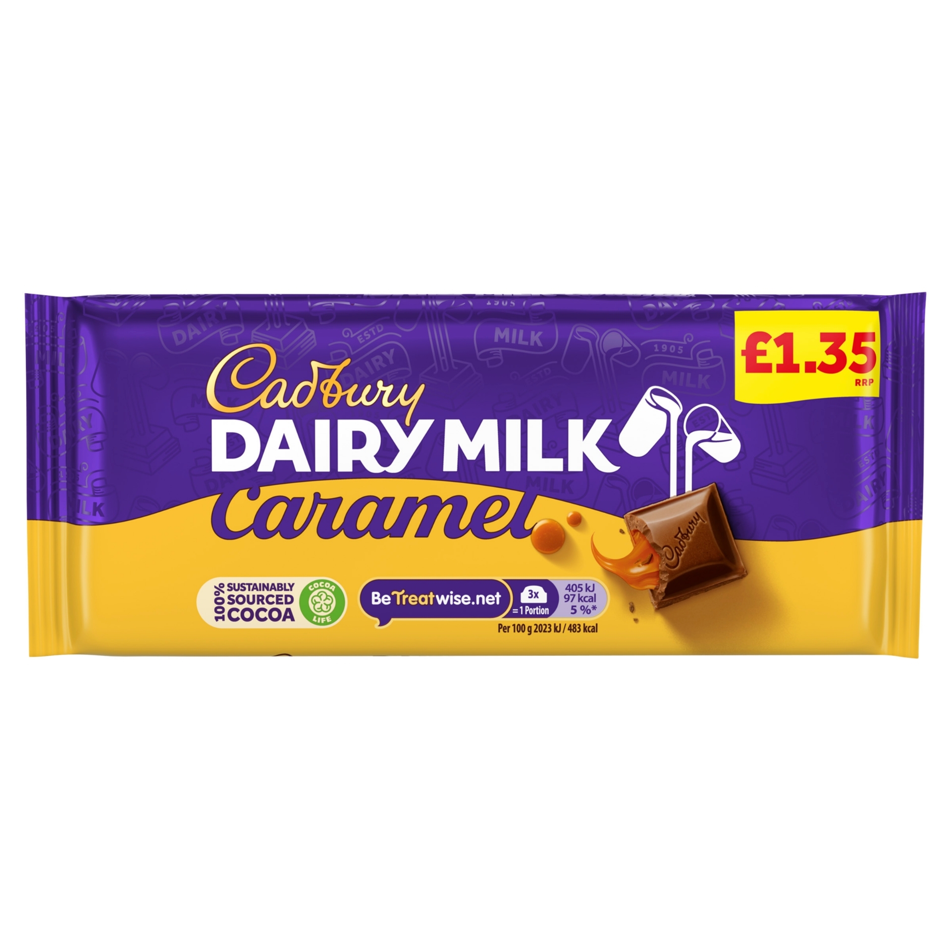 Picture of CADBURY - DAIRY MILK CARAMEL BLOCK pm1.35