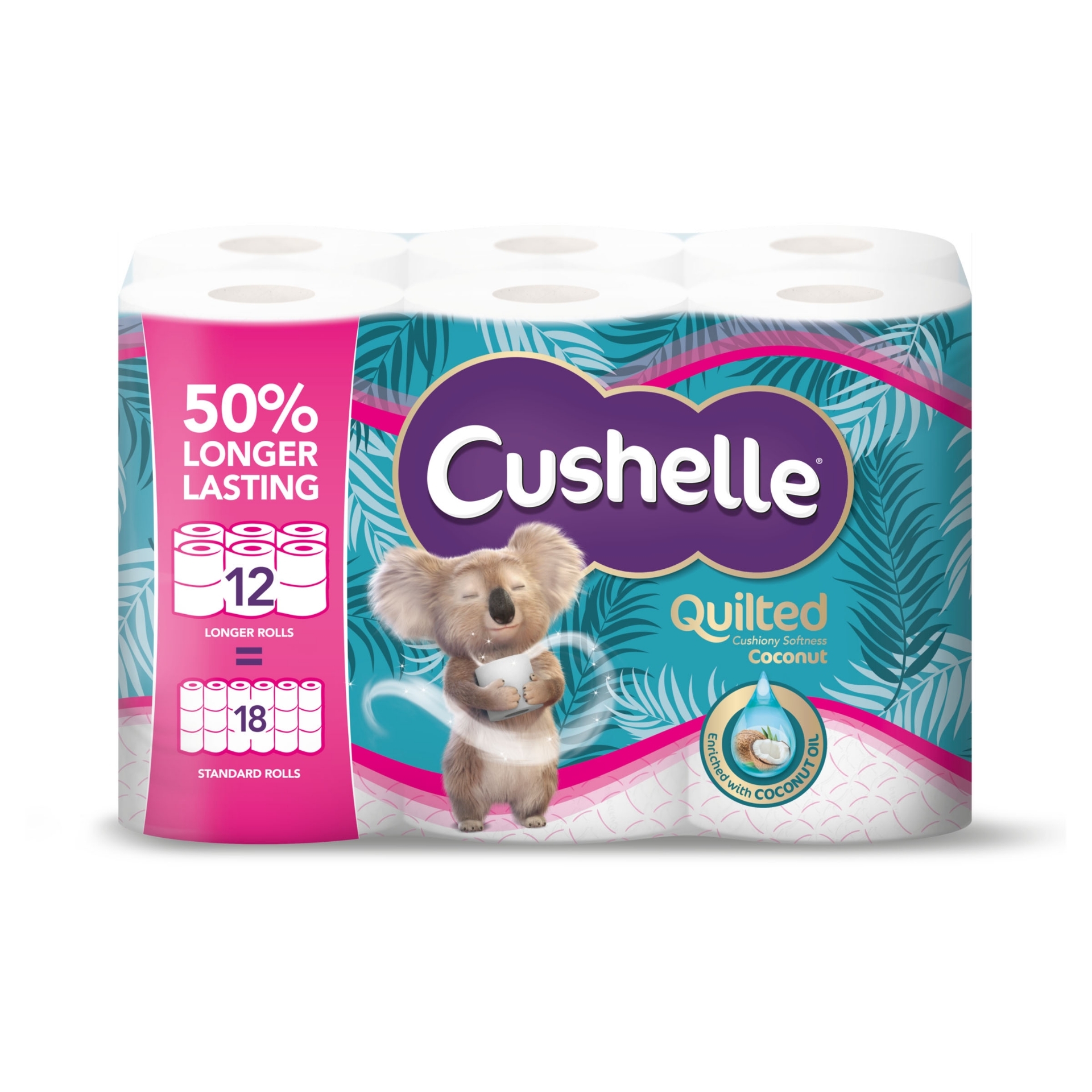 Picture of CUSHELLE QUILT TOILET ROLL COCNT(12r=18r) 236Sh